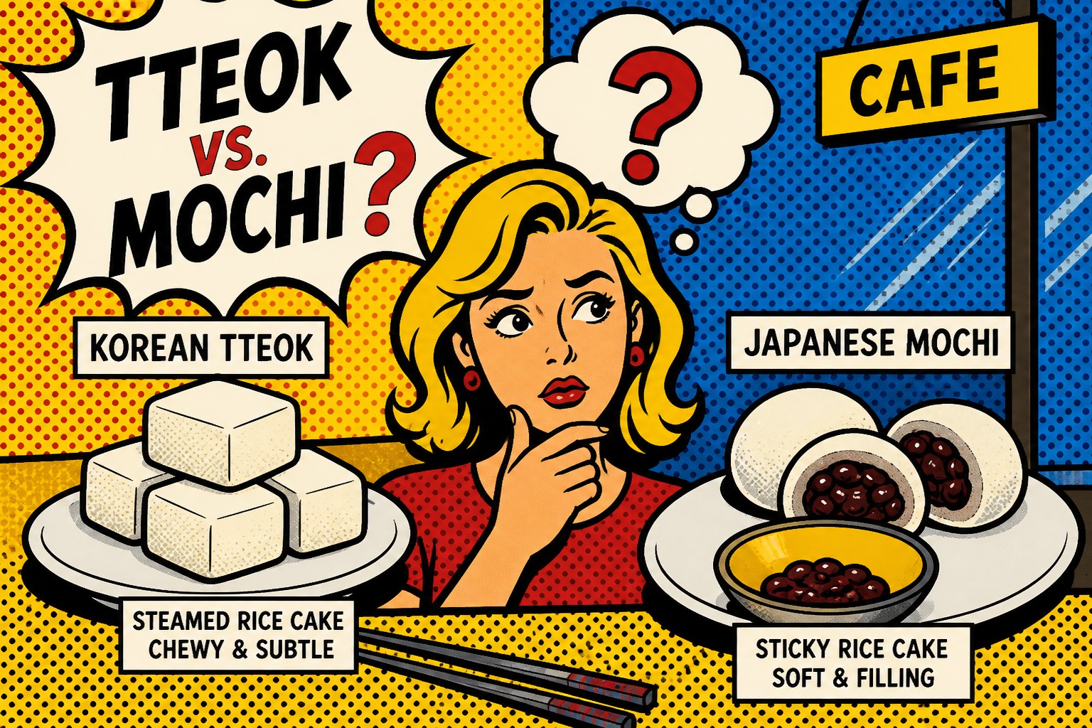 Tteok vs. Mochi at the Cafe: What You're Actually Eating