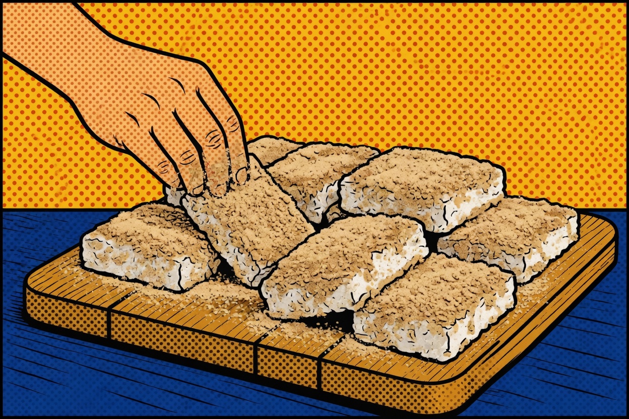 Injeolmi — Pounded Rice Cake with Roasted Bean Powder